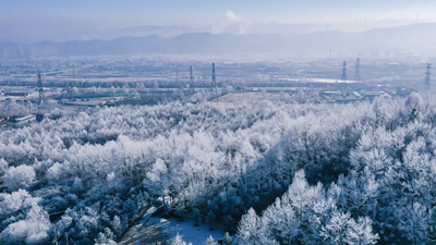 【“飛閱”中國(guó)】雪后西寧 林海蒼茫美如畫